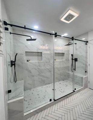 Glass shower door/enclosure
