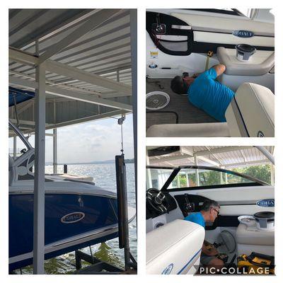 Randy making a great boat even better.