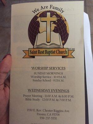 Saint Rest Baptist Church