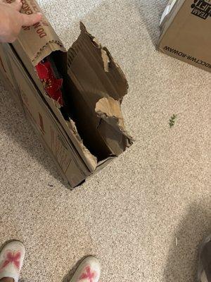Broken box