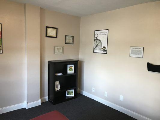 One of our treatment rooms.