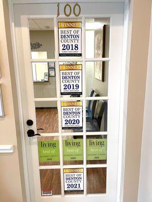 Winner- Dr. Sherry Barnett- Best Allergist in BODC and Living Magazine awards