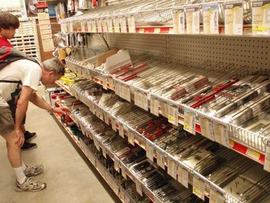 Nails and screws and bolts and washers and all sorts of useful stuff...