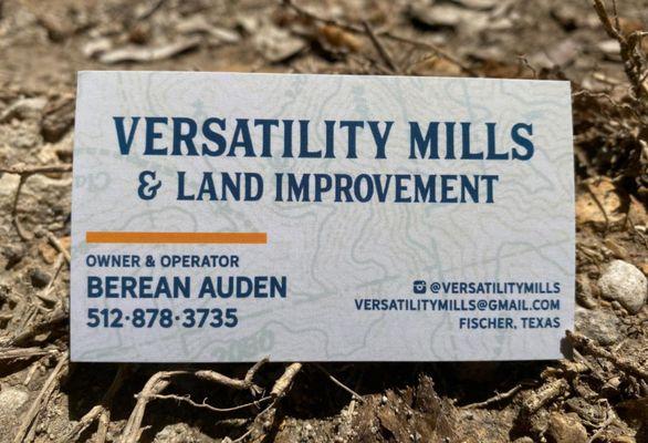 Versatility Mills and Land Improvement