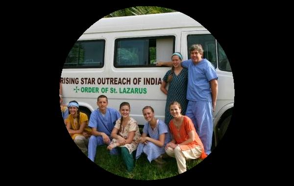 On a humanitarian trip to India providing dental work with Rising Star.