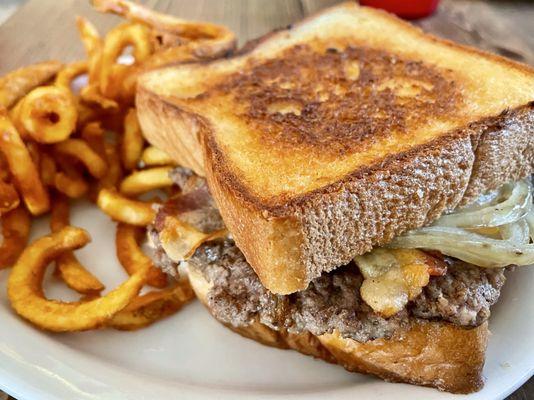 Gibson Burger + Curley Fries