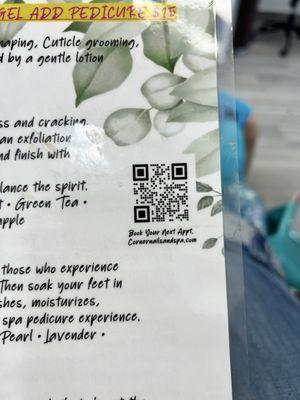 You can book appointments online