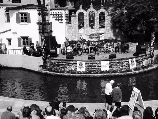 Some folks playing Irish music.