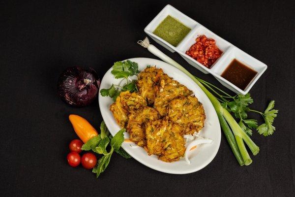 6 Vegetable Pakora