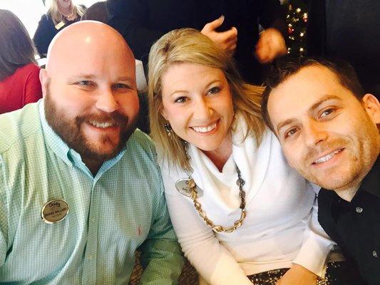 Teamwork makes the dream work! Shane, Amy, and Mike.