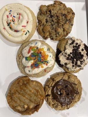 A sampling of cookies