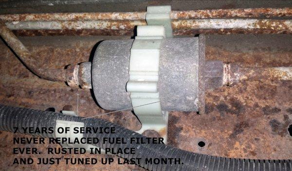 Who doesn't replace a fuel filter when doing a tune up? Malabar Automotive Truck & RV Repair apparently.