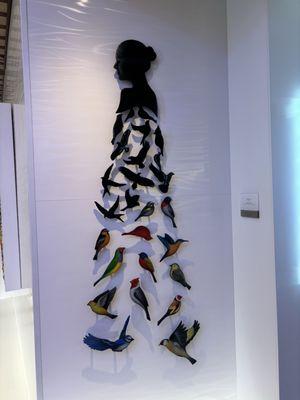 Various art pieces throughout the ship. This was on the 5th floor.