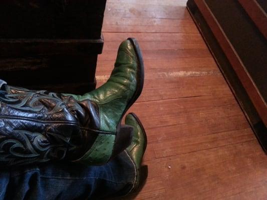 Phenomenal boot repair from Coreen at the Kirkland cobbler