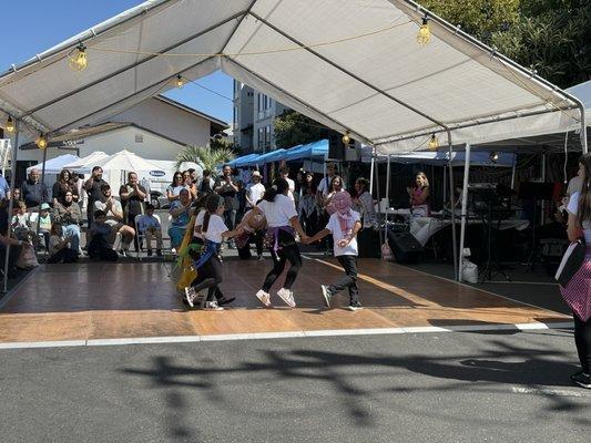 Middle Eastern dance - the kids did a great job!