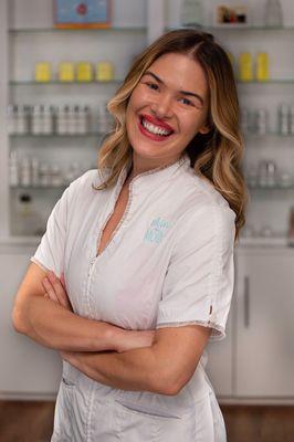 Molly Lamb - founder and president of Skin By Molly facials studios.