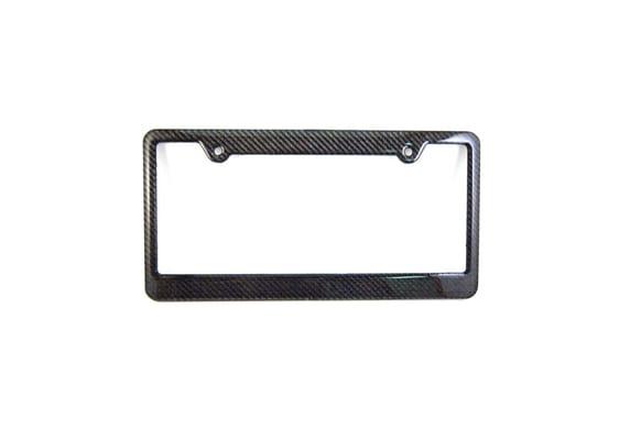 Real Carbon Fiber License Plate Frame