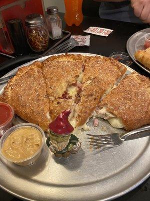 Chicken Cordon Bleu Calzone