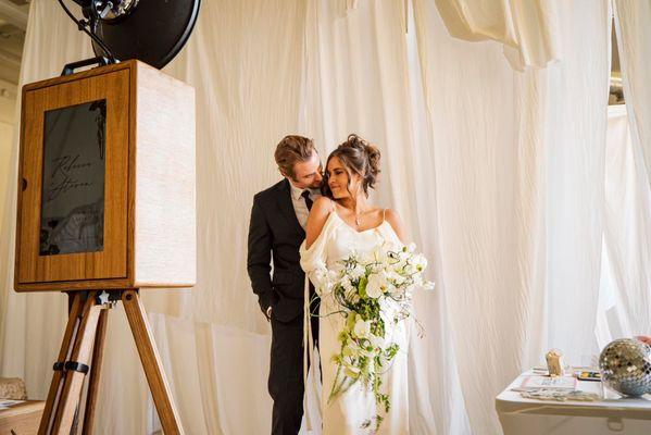 Retro classic photo booth