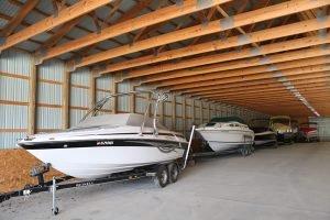 Indoor winter boat storage Lakes Tahoe and Almanor