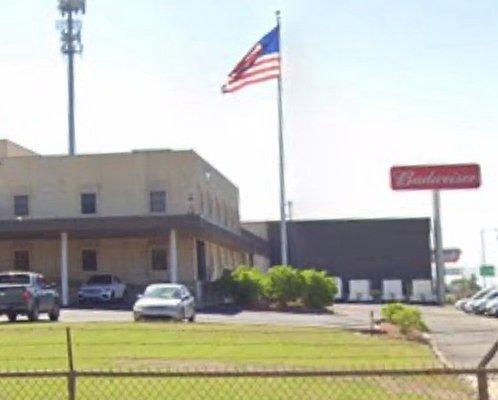 view of business, facing westward