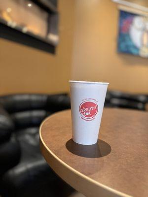 Great beverage served very hot