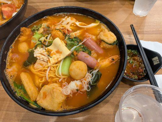 2.83 pounds of food cooked in Tomato Beef Broth