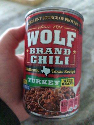 There are a lot of things wrong with this label! However, I bought it didn't I?Turkey with beans wouldnt fly a few years ago!