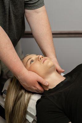 Cervical decompression is a very gentle but effective way to relieve tension and pain in the neck