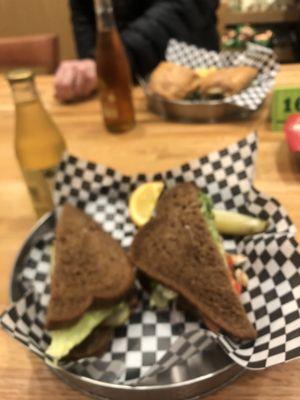 Farmers market sandwich