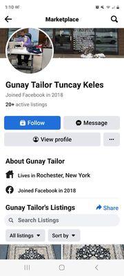 Perinton Gunay Tailor Shop