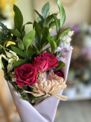 Beautiful self created bouquets