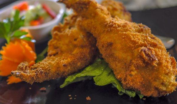 Stuffed chicken wings.