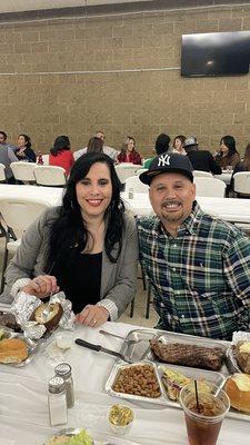 Steak Dinner. Delicious and the baked potato was soft and tasty.