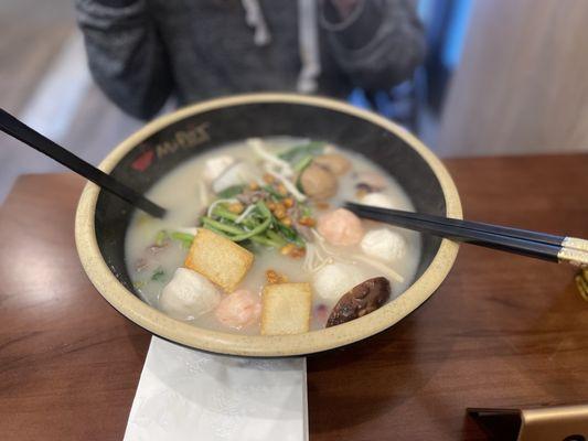 Pork bone broth - Very good! I'm getting that next