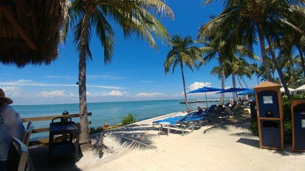 View from North Pointe Tiki Bar by one of the many pools.