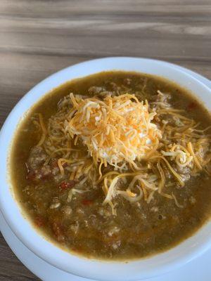 Trim Train Taco soup