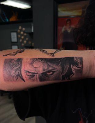 Anakin Skywalker ( Fallen Angel Painting Reference )
Movie Realism Portrait Tattoo
