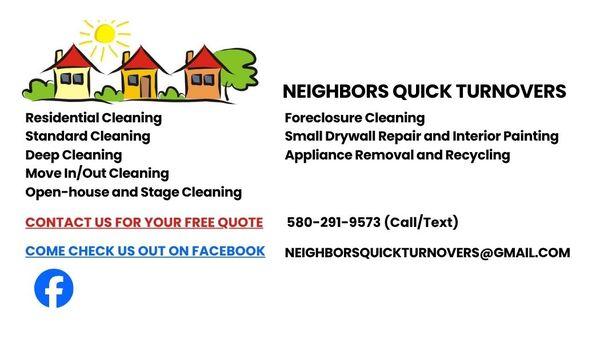 Neighbors Quick Turnovers