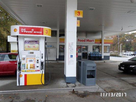 Fuel at Shell located at 601 Ritchie Highway, Serverna Park, MD!