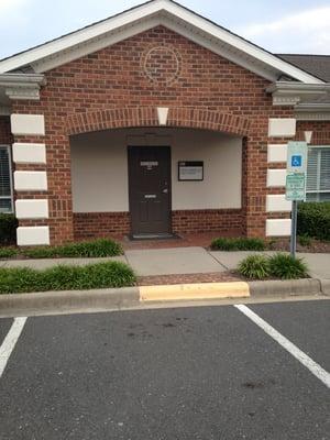 Front of dentist office