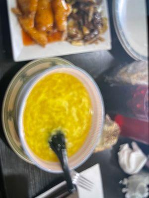 Egg Drop Soup really good.
