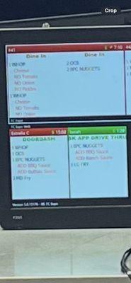 The store was dead inside yet the DoorDash order was over 15 minutes and inside store orders over 8 minutes. It was at Noon on a weekday.