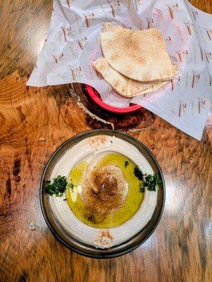 Hummus and pita
