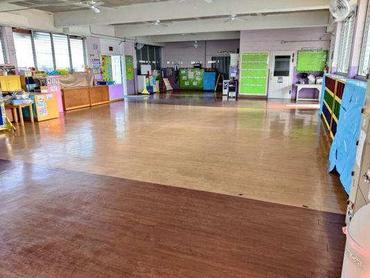 Helped to clear out this pre-school room