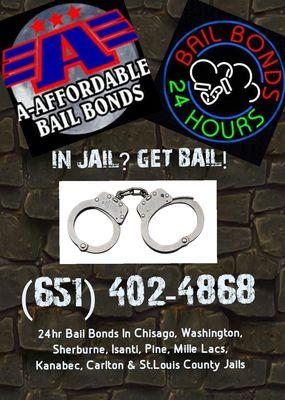 A-Affordable Bail Bonds
 651-402-4868
 www.injailgetbail.com