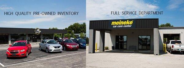 We have a full service department and high quality pre-owned inventory!