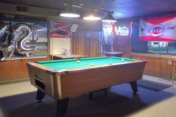 quarters on the rail