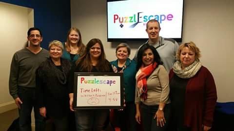 Great time with my co-workers at puzzlescape last night. Highly recommend for anyone looking for team-building or just plain fun!