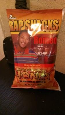 Rap snacks! Stay in school. Romeo is alive and doing well!